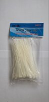 Kabelbinder 200 Stück 3 x 120 mm weiß Nylon...