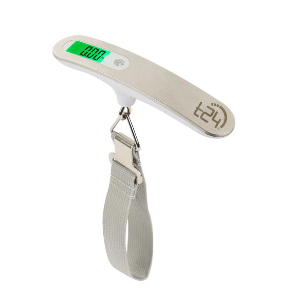 Digitale Kofferwaage "Silver Edition" mit LCD Bildschirm, bis zu 50kg