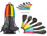 Platinium Kochbesteck Küchenhelfer Set 7-teilig, Bunt