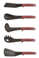 Kochbesteck Küchenhelfer Set 7-teilig, Rot