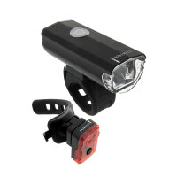 Luxtra Fahrradlampen Set 30 Lux Front und Rücklicht...