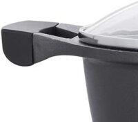Kochtopf Induktion Ø28cm Suppentopf Casserole Deckel Brattopf Schwarz
