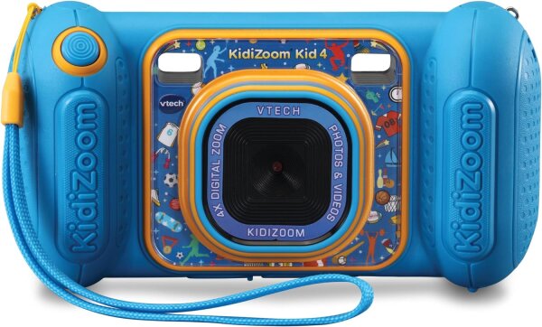 VTECH KidiZoom Kid 4 Kinderkamera, Blau