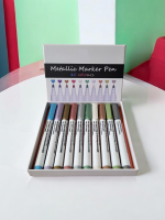 10-teilige Metallic Marker Glitzerstifte