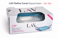 2er Set Lav Coral Defne Dessert-Schalen 230 cc