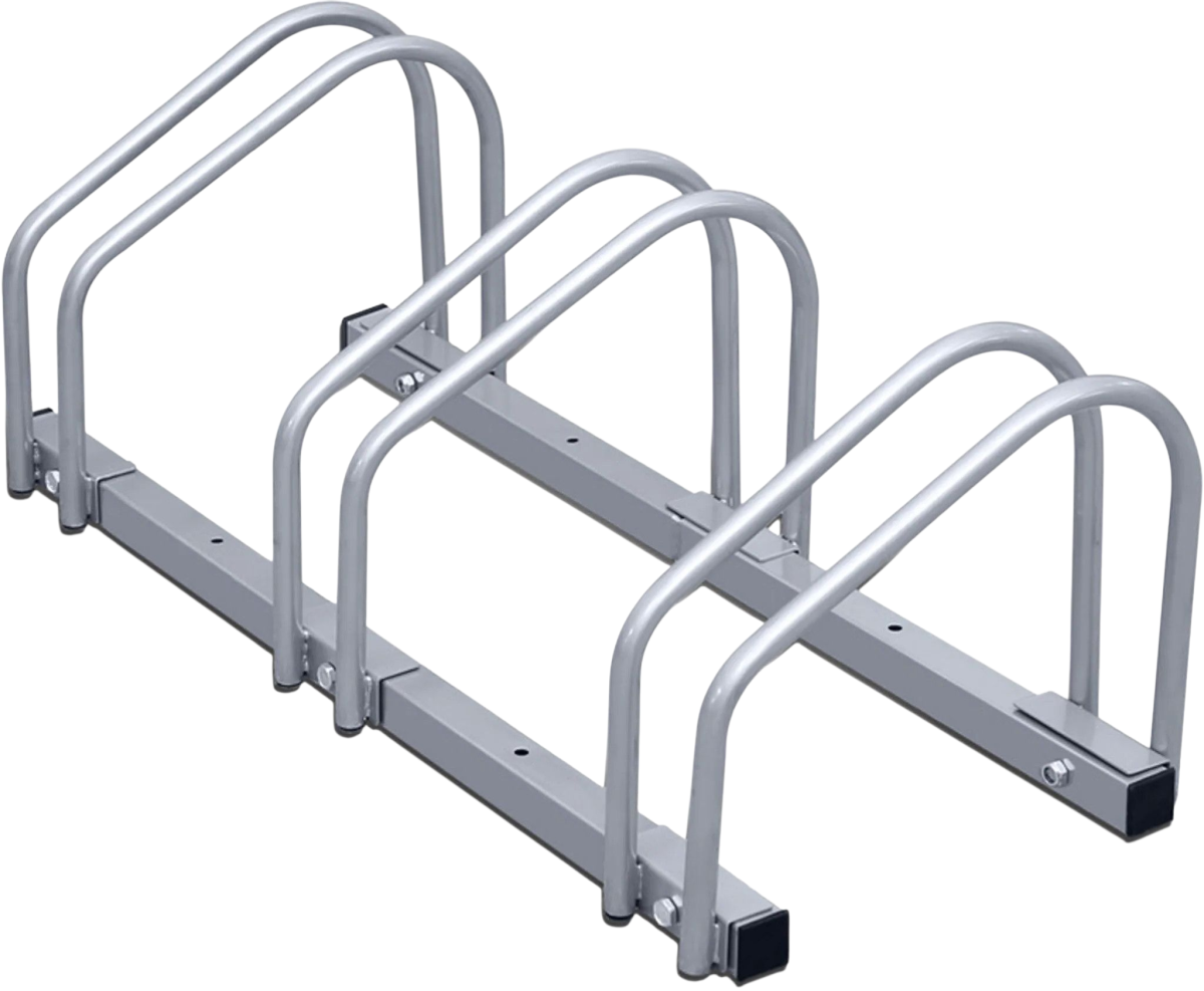 CXWXC Fahrradständer Für 3 Räder – Faltbar, 80 Kg Traglast, Stabiler Bodenparker Für Garage & Außenbereich