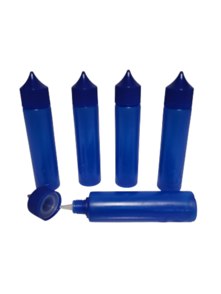 Chubby Gorilla LDPE 60 Milliliter Flaschen 5 Stück Blau