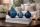 3-tlg. LED Glastropfen Set – Blau – Timer – Flackern & Dauerlicht