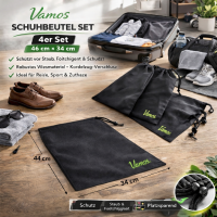Vamos Schuhbeutel Set – 4er Set (44 × 34 cm)...