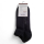 Mustang Damen Herren Sneaker-Socken Schwarz – 3er Pack (Größe 39–42)