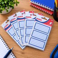 5  x Herlitz 9er Buchetiketten, klassisch selbstklebend